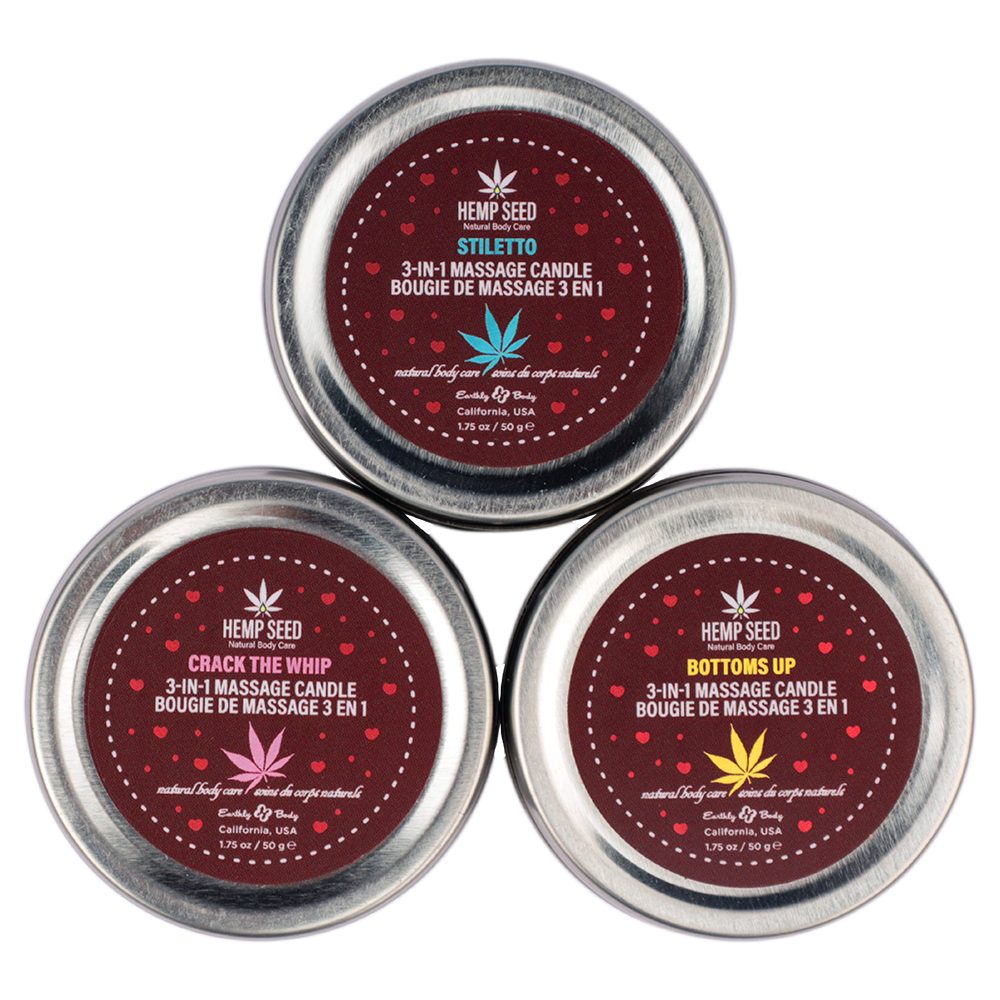 EB Trio 3 in 1 Scented Massage Candles