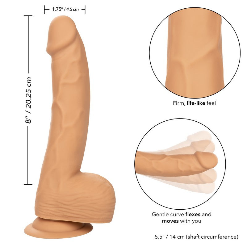 SE0253-05-2 8” Silicone Studs Ivory