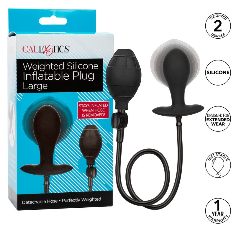 SE0429-15-3 Weighted Silicone Inflatable Plug Large