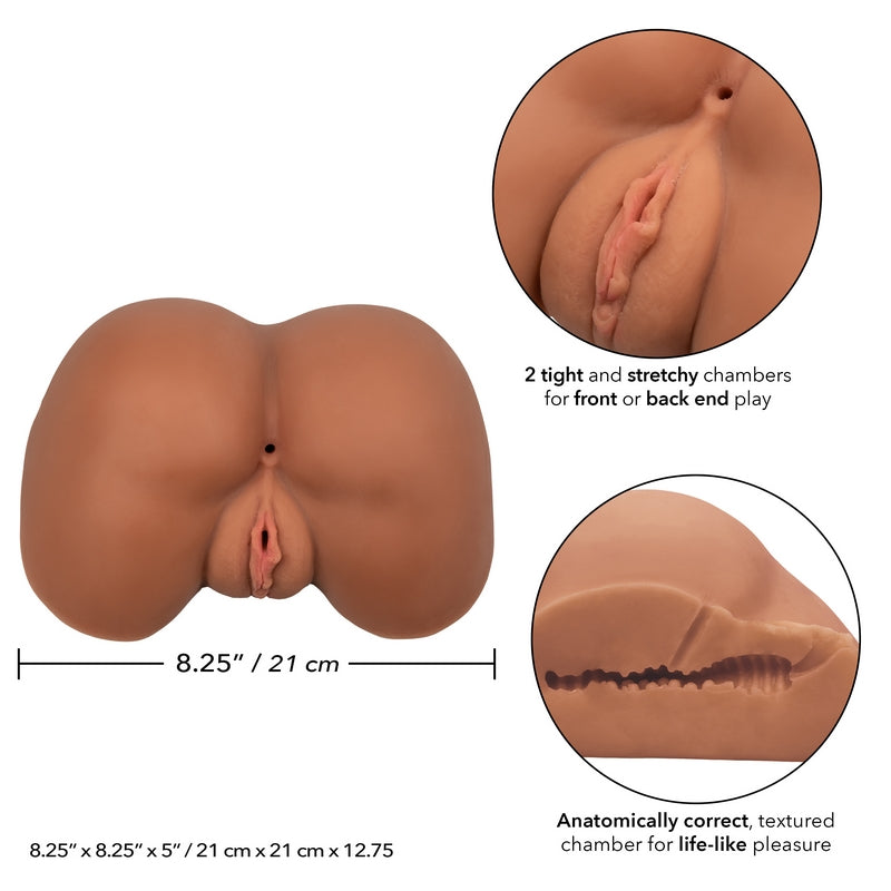 SE0913-25-3 Stroke It Life-Size Ass Brown