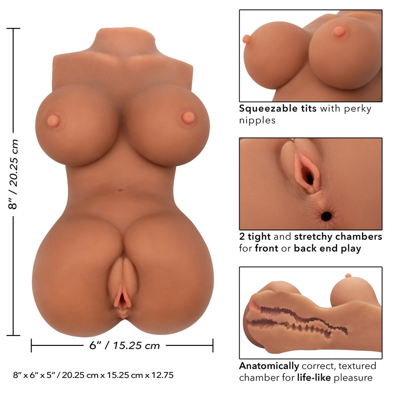 SE0913-40-3 Stroke It Body Banger Brown