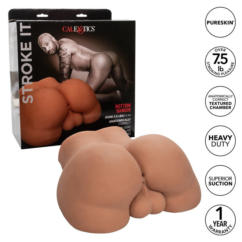 SE0914-10-3 Stroke It Bottom Banger Brown