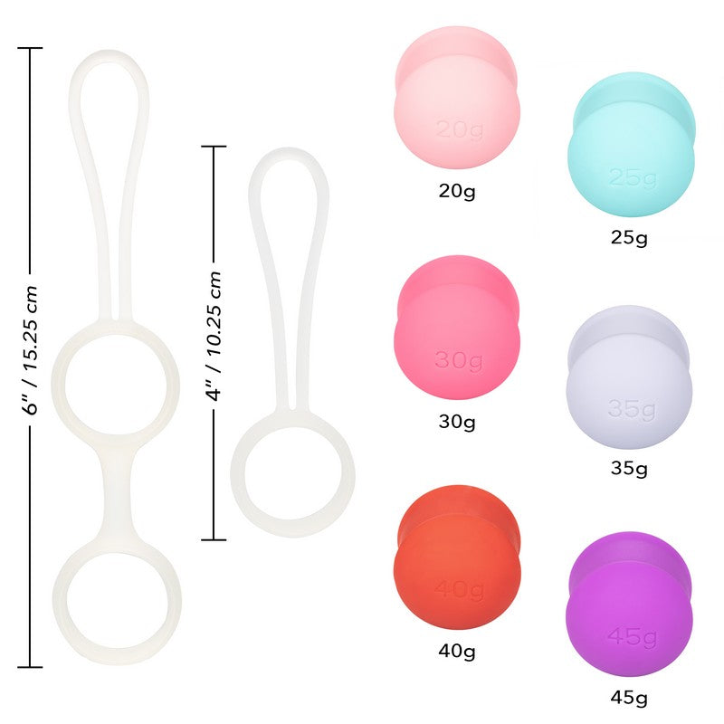 SE1338-15-3 She-ology Individual Weighted Kegel Set