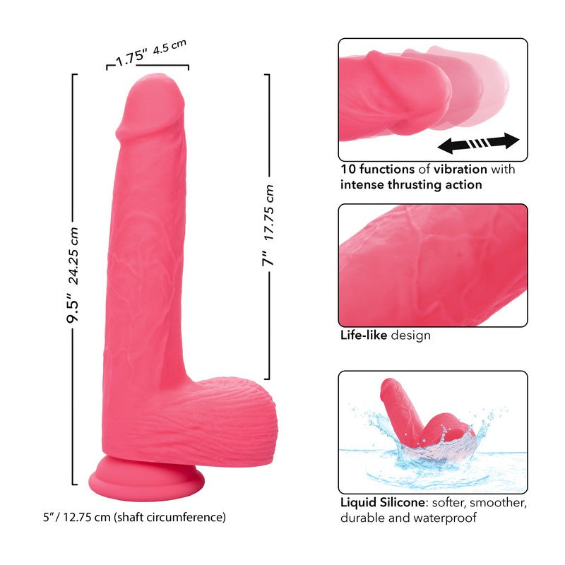 SE0251-05-3 Rechargeable Rumbling & Thrusting Silicone Studs