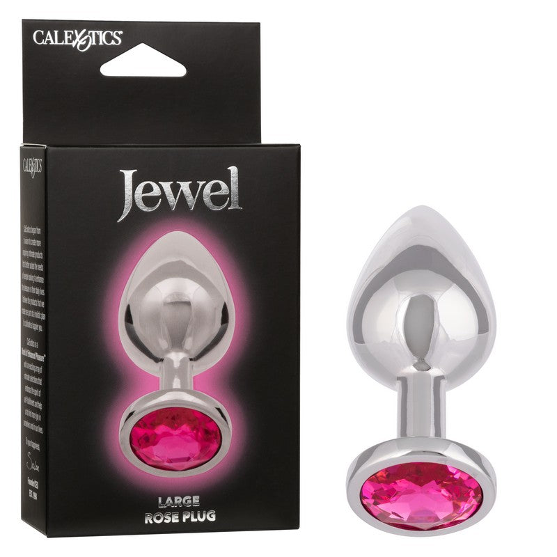 SE0438-10-3 Jewel Rose Plug Large