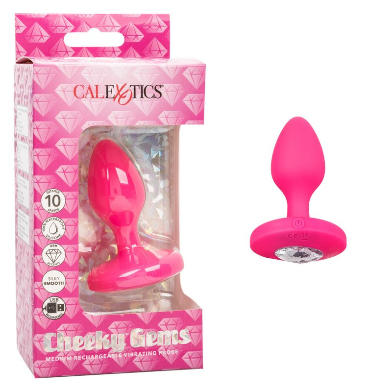 SE0443-10-3 Cheeky Gems Rechargeable Probe Medium Pink