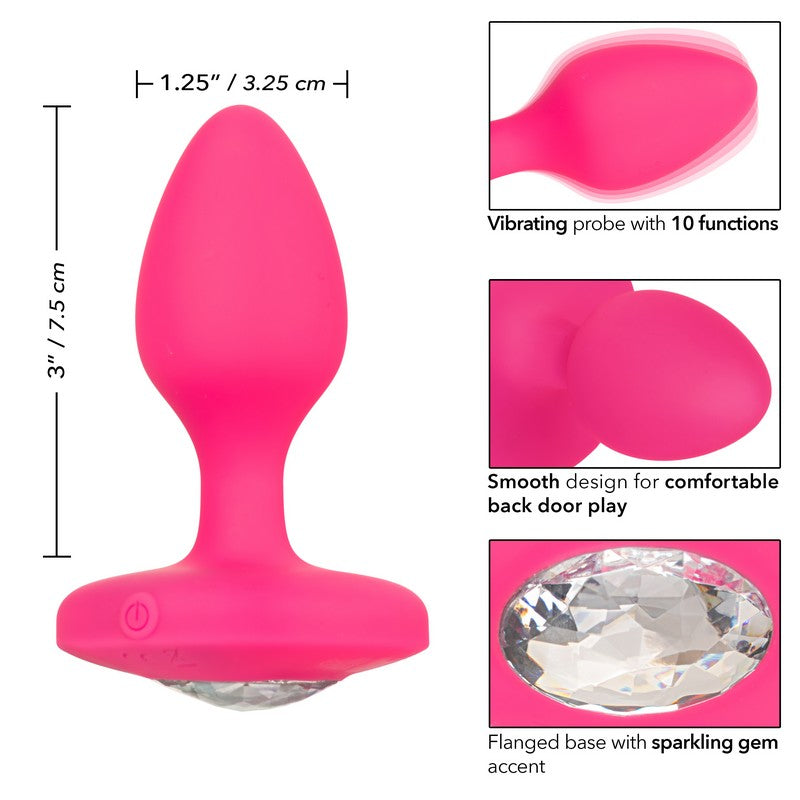 SE0443-10-3 Cheeky Gems Rechargeable Probe Medium Pink