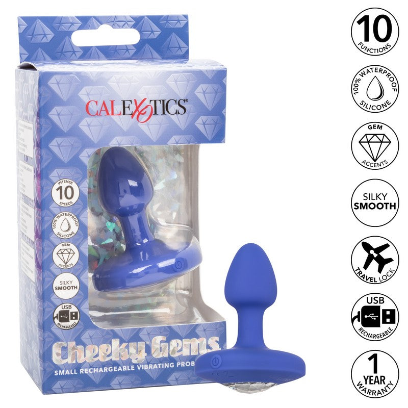 SE0443-15-3 Cheeky Gems Rechargeable Probe Small Blue