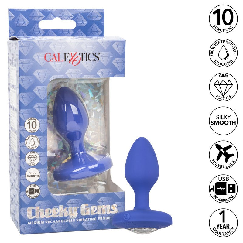 SE0443-20-3 Cheeky Gems Rechargeable Probe Medium Blue