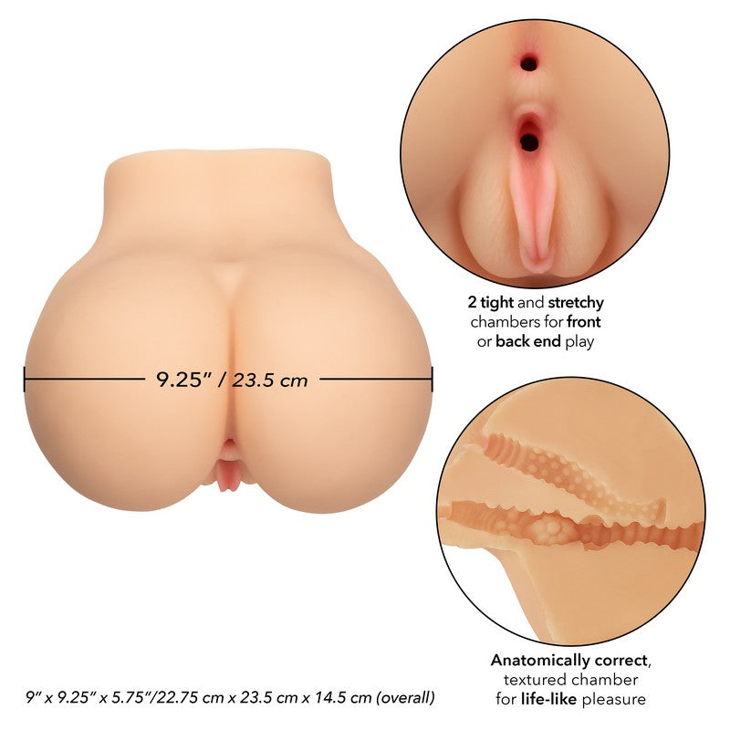 SE0913-55-3 Stroke It BBL Booty Ivory