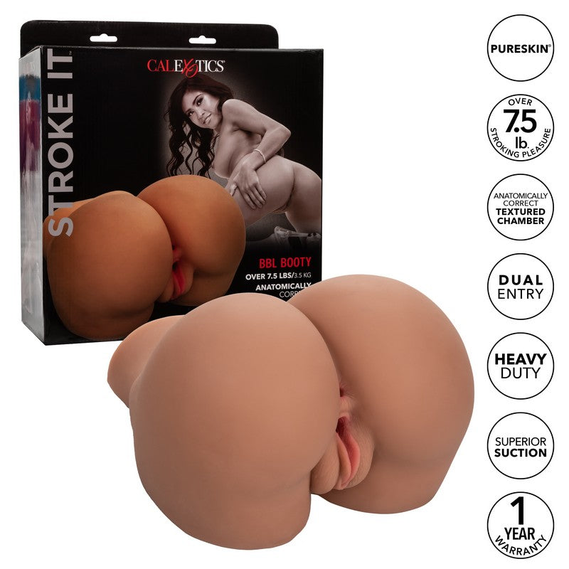 SE0913-60-3 Stroke It BBL Booty Brown