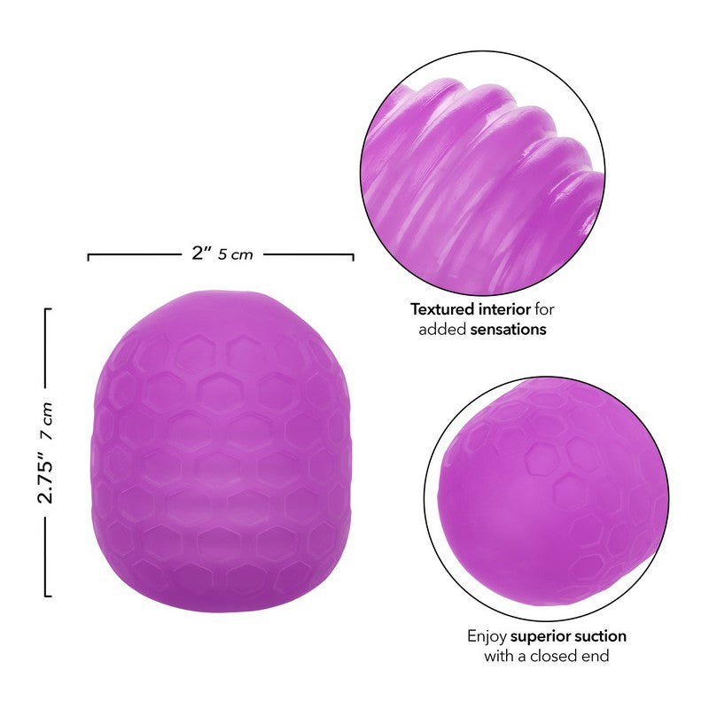 SE0936-05-3 Pop Sock! Textured Purple