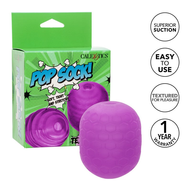 SE0936-05-3 Pop Sock! Textured Purple