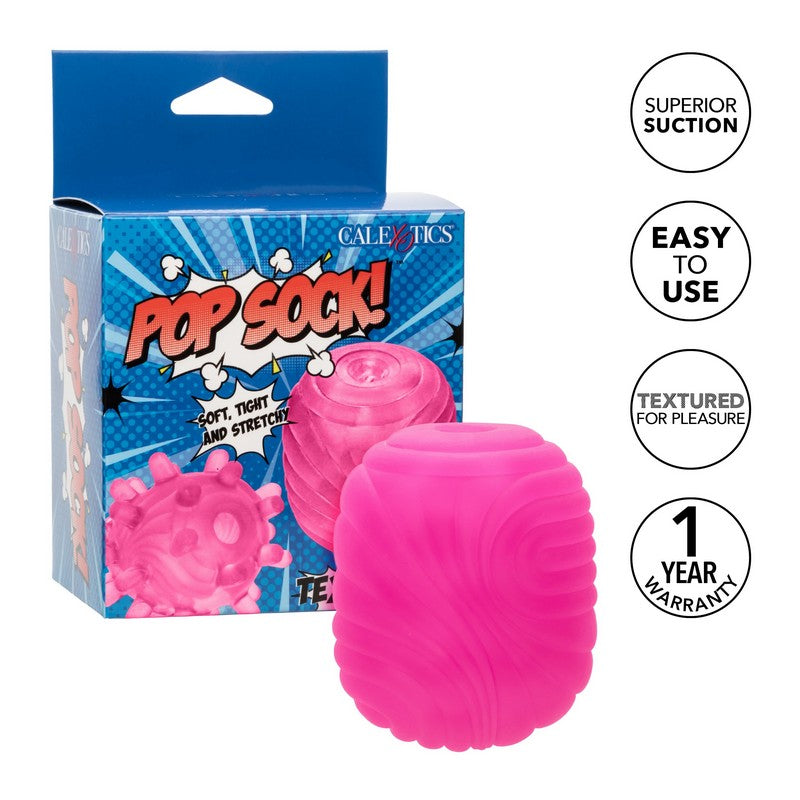 SE0936-10-3 Pop Sock! Textured Pink