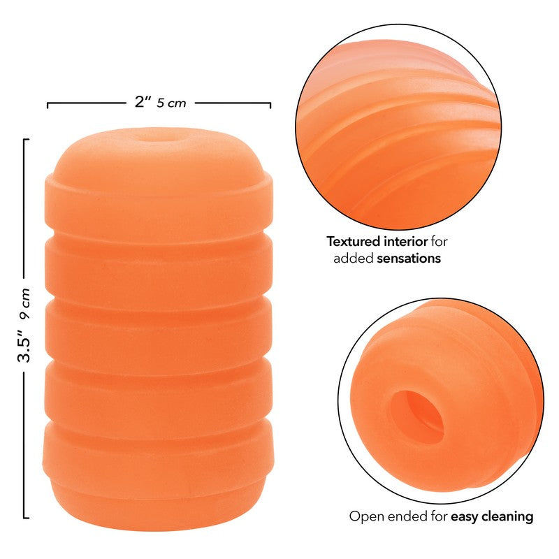 SE0936-25-3 Pop Sock! Ribbed Orange