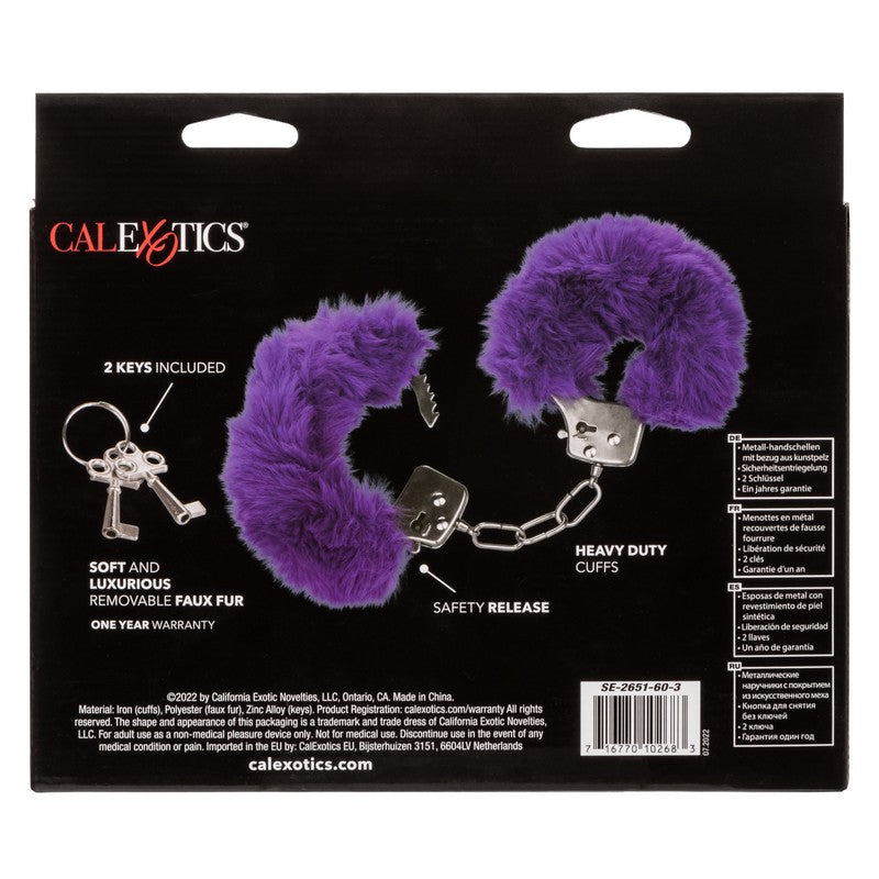 SE2651-60-3 Ultra Fluffy Furry Handcuffs Purple