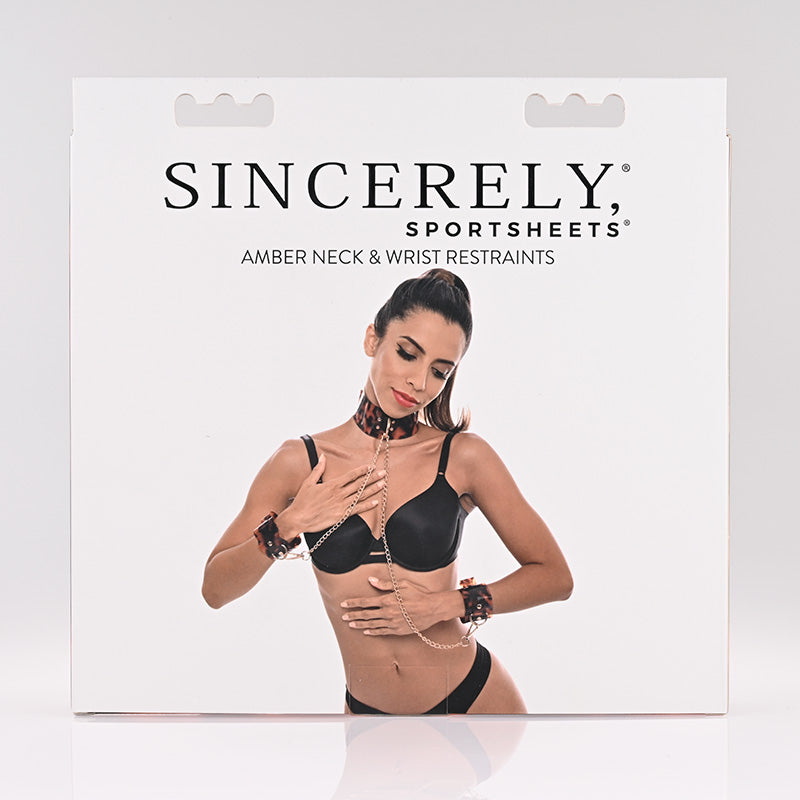 Sincerely Amber Neck & Wrist Restraint