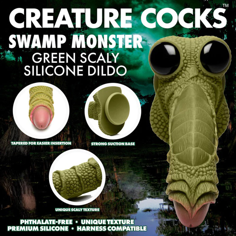 Creature Cock Swamp Monster Scaly Dildo