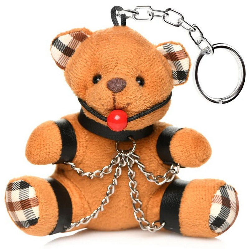 XR-AH118 Gagged Teddy Bear Keychain