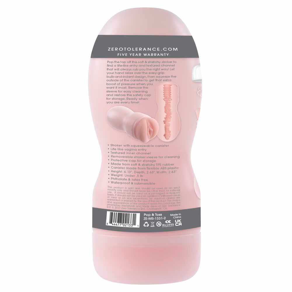 Zero Tolerance Pop & Toss Pocket Stroker