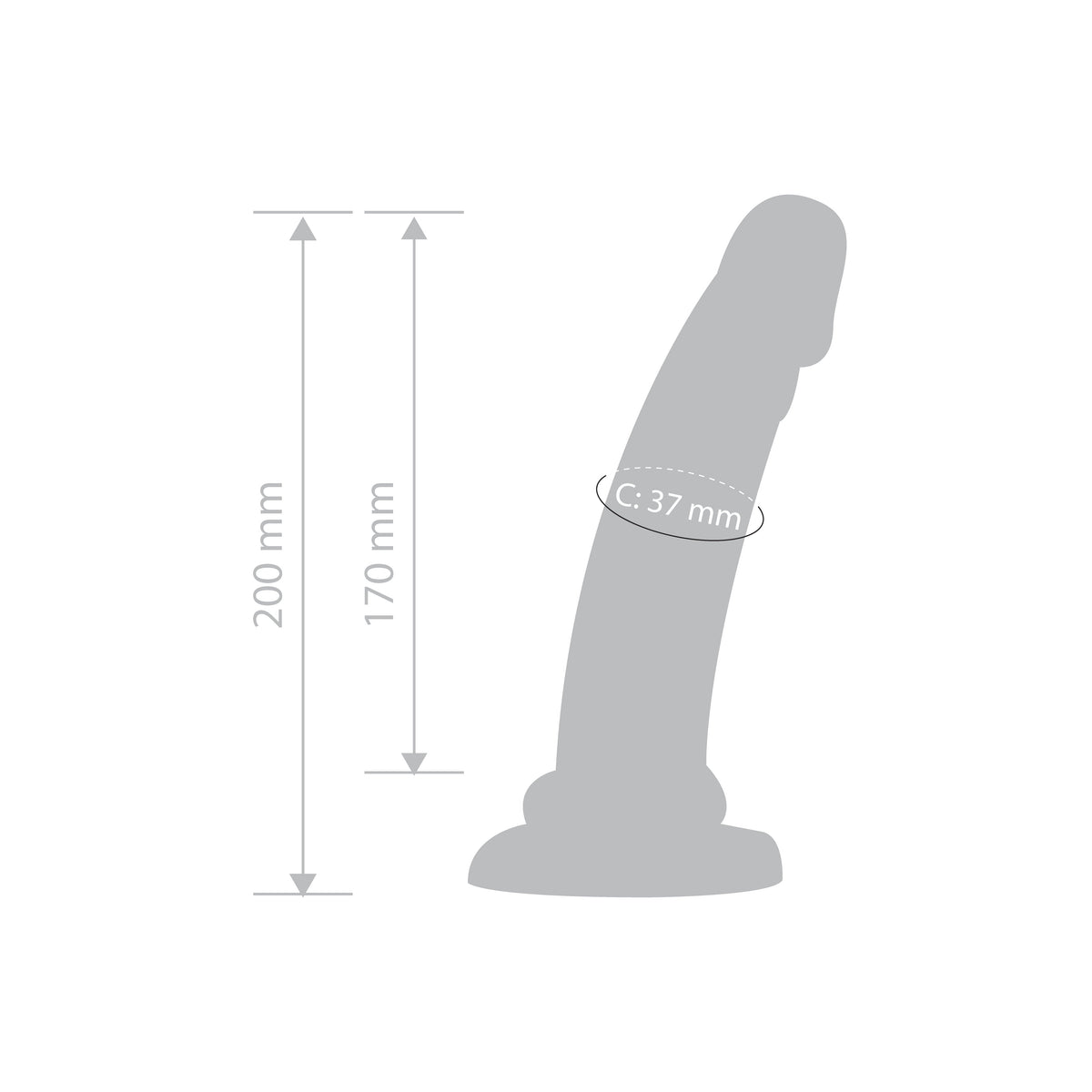 TOGETHER 6" HEARTFLOAT BLISS DILDO