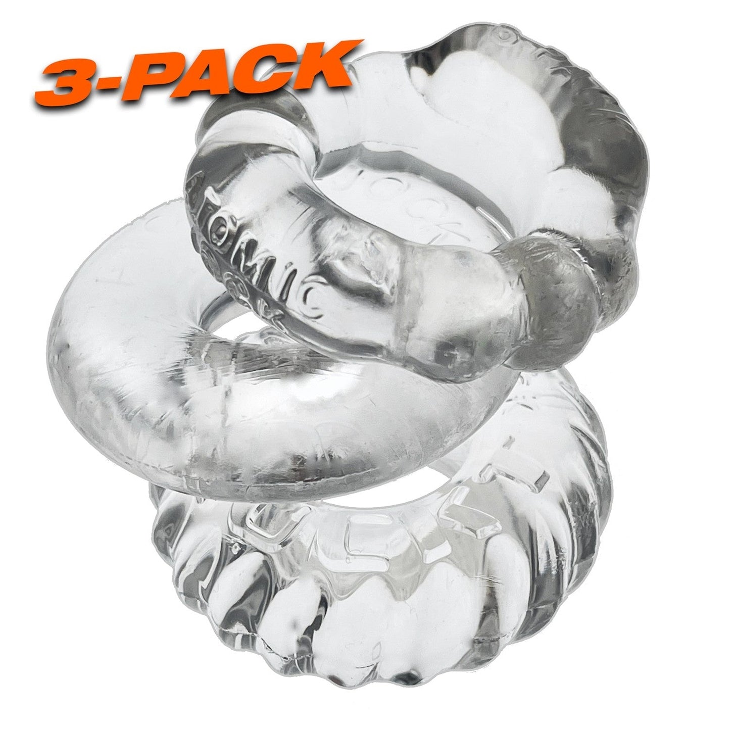 BONEMAKER 3-pack boner cockring kit by Oxballs