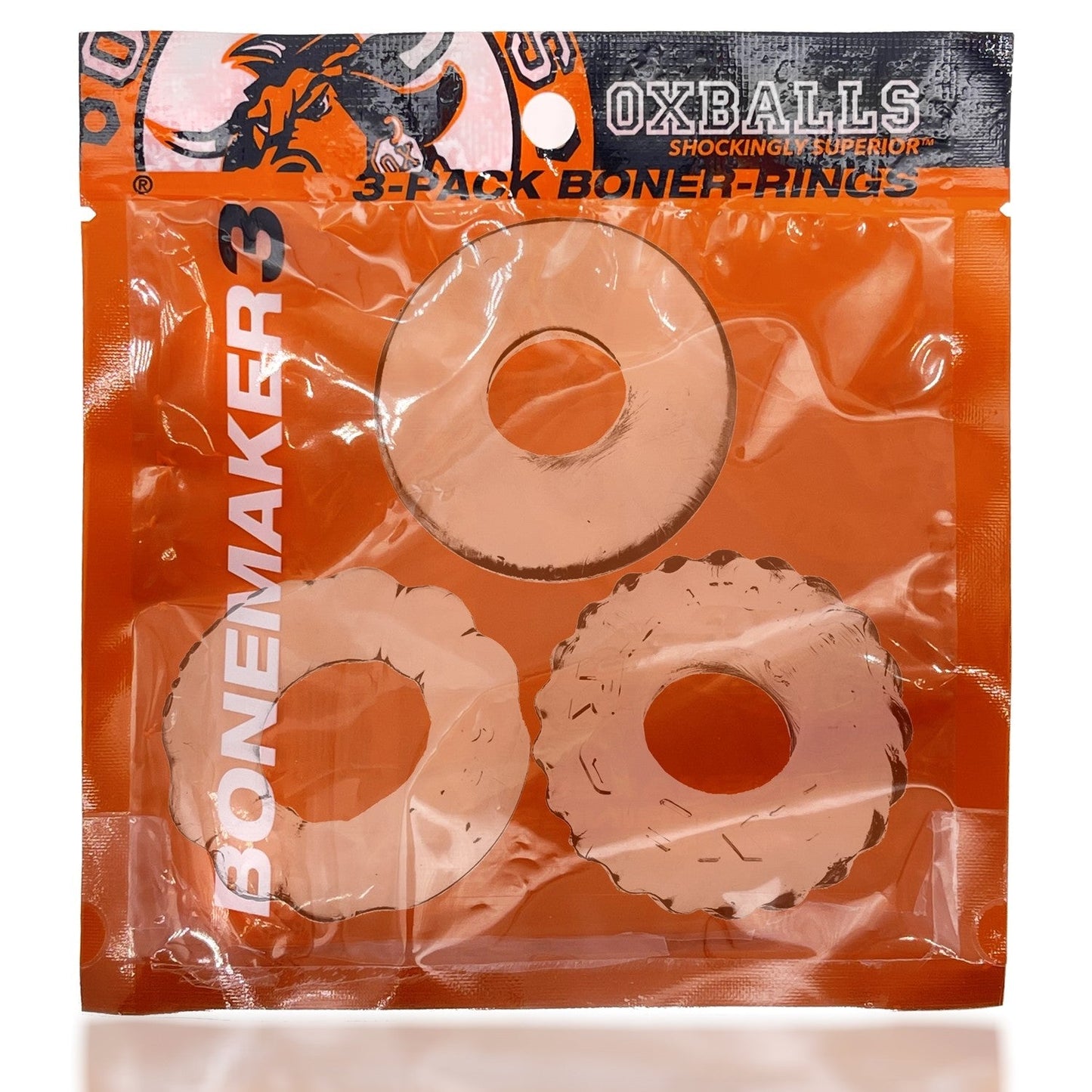 BONEMAKER 3-pack boner cockring kit by Oxballs