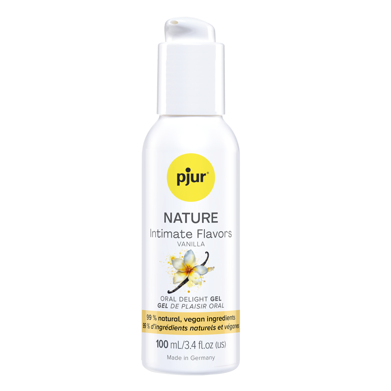 pjur NATURE Intimate Flavors Oral Delight Gel Vanilla, 100ml/3.4oz