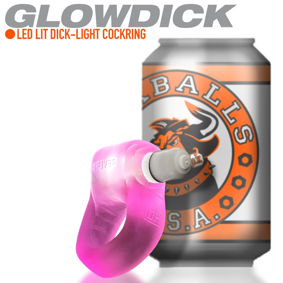 GLOWDICK cockring with LED