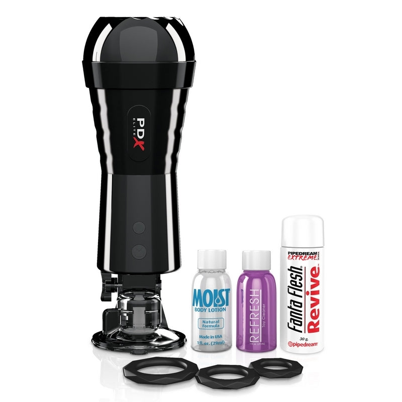 PDX Elite Cock Compressor Vibrating Stroker