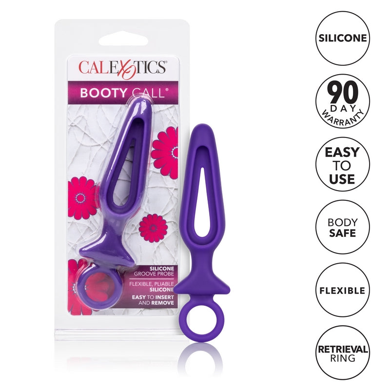 SE0393-46-2 Booty Call Silicone Groove Probe Purple