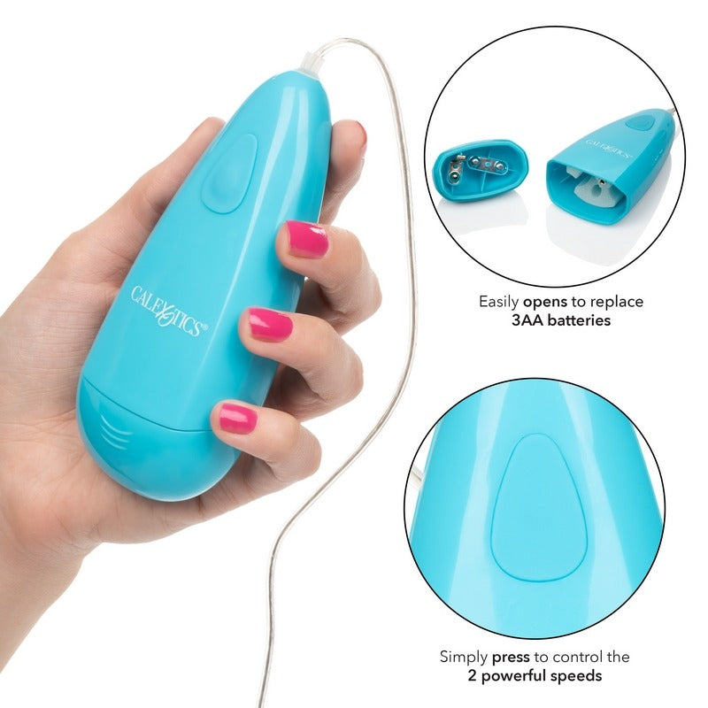 SE1150-10-2 Waterproof Gyrating Bullet Teal
