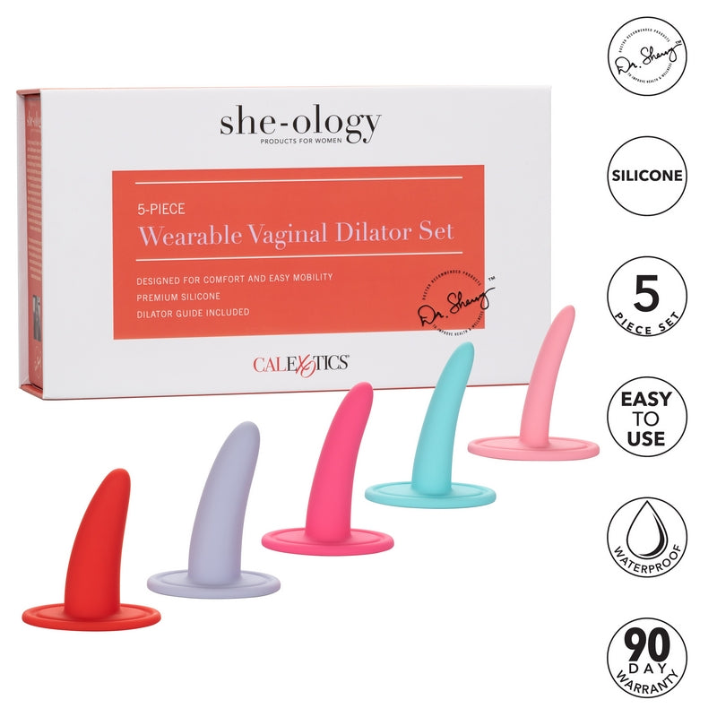 SE1338-30-3 She-ology 5-piece Wearable Vaginal Dilator Set