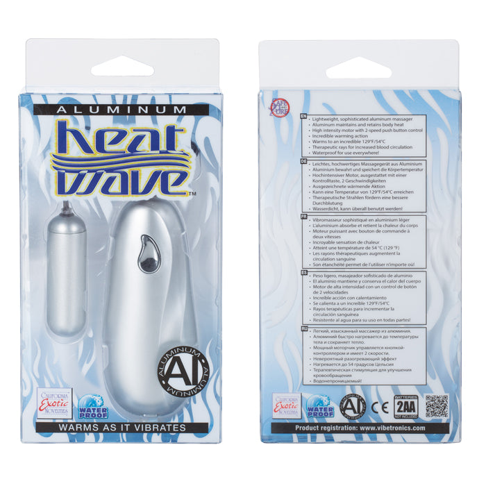 Aluminum Heat Wave Slim Teaser Silver