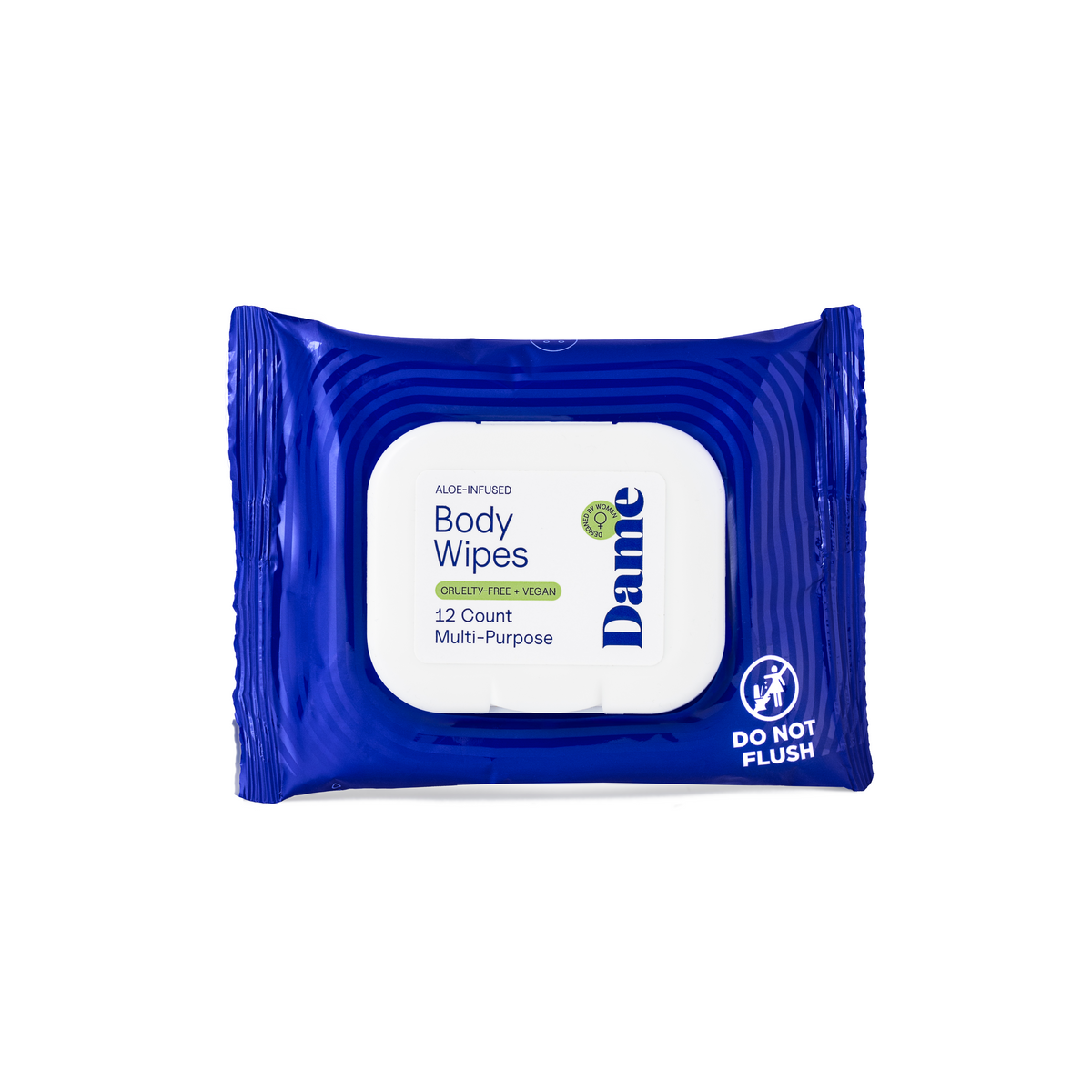 Dame Aloe & Cucumber Body Wipes  12pk