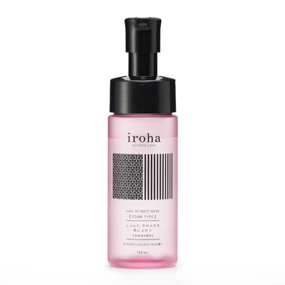 iroha Intimate Foam Wash - Damask Rose and Geranium  5.07oz