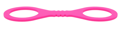 Small Hot Pink Silicone Cuffs