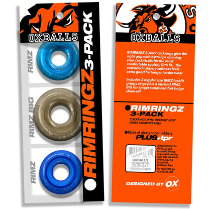 Rimringz Multi Size 3-Pack Cool Blues