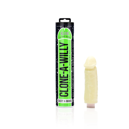 30010 Vibrating Clone-A-Willy Glow in the Dark Green