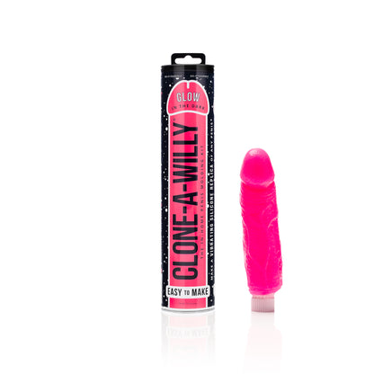 30022 Vibrating Clone-A-Willy Glow in the Dark Pink