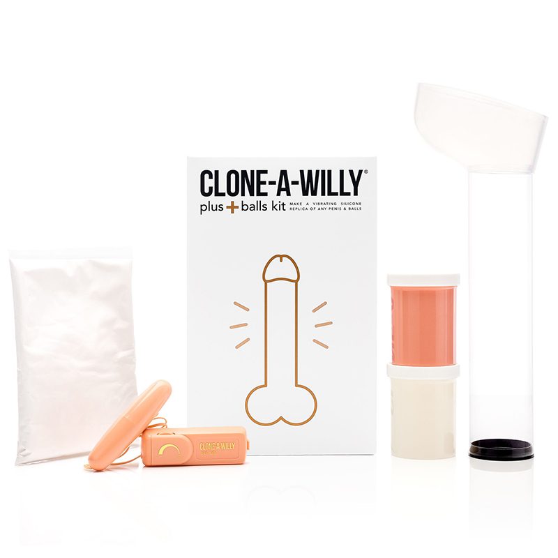 Vibrating Clone-A-Willy With BALLS