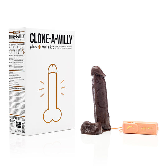 30074 Vibrating Clone-A-Willy With BALLS Deep Tone