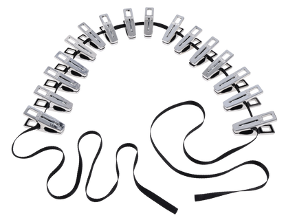 Edge Body Zipper Clothes Pins