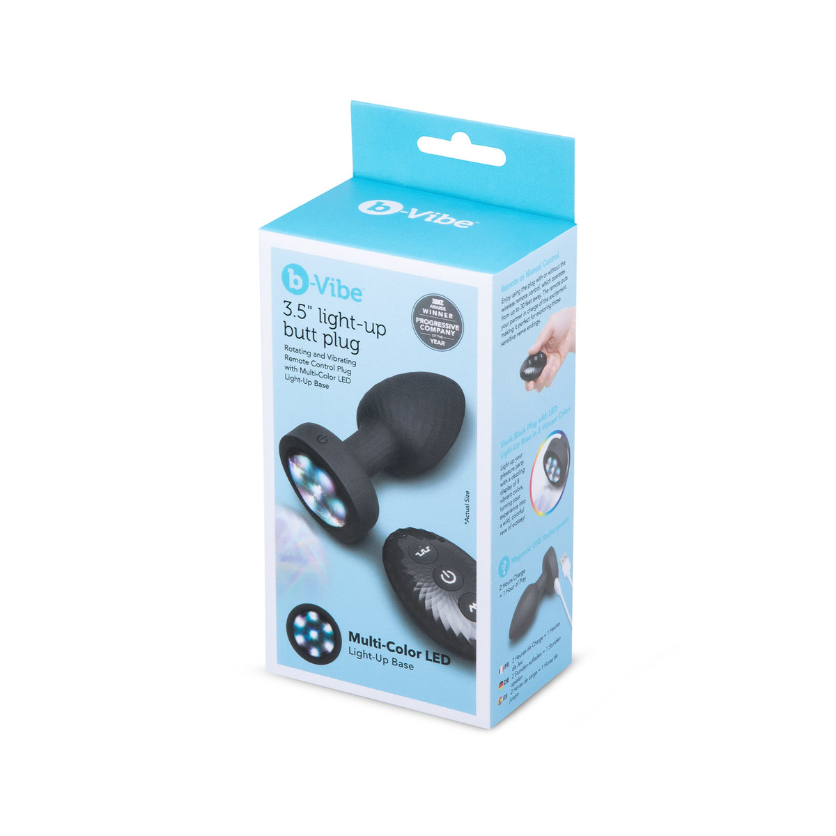 B-VIBE LIGHT UP BUTT PLUG