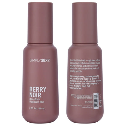 SIMPLY SEXY - PHEROMONE HAIR + BODY MIST - BERRY NOIR - 3.35 floz | 99mL