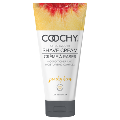 Coochy Shave Cream - PEACHY KEEN tube 0.5 fl oz  |  15mL