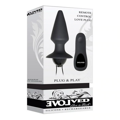 Plug & Play Butt Plug Vibrator With Remote Control