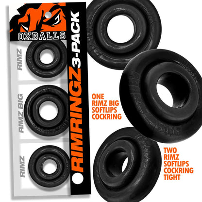 Rimringz Multi Size 3-Pack Black