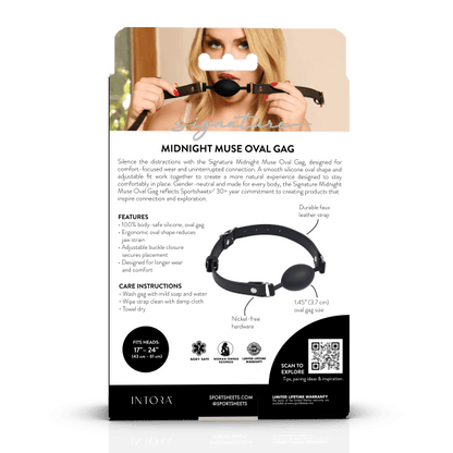 Signature Midnight Muse Oval Gag