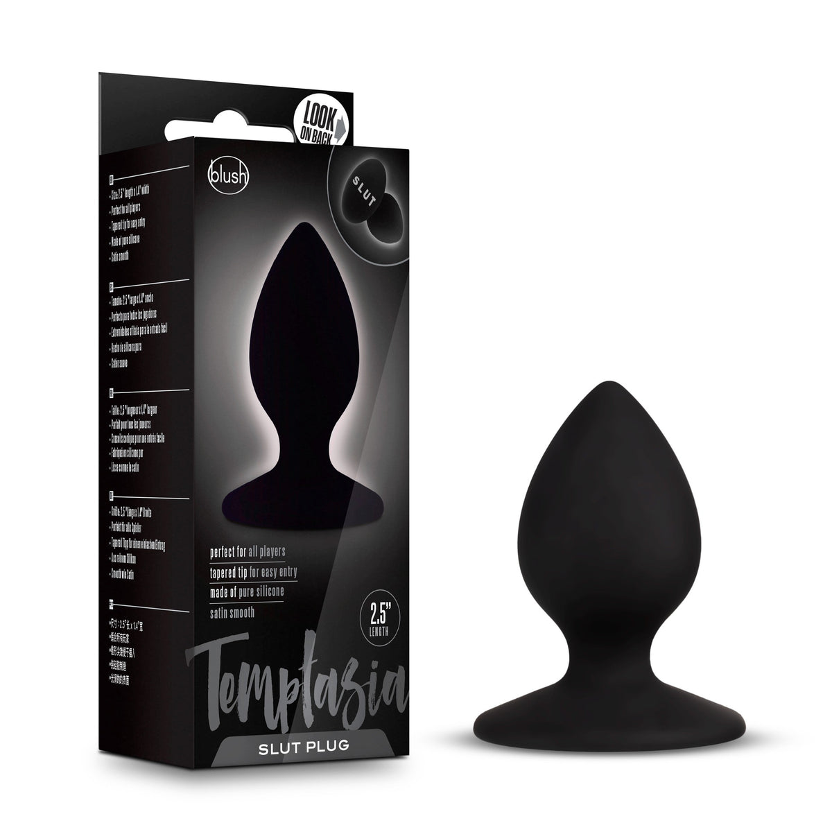 Temptasia - Slut Plug - Black